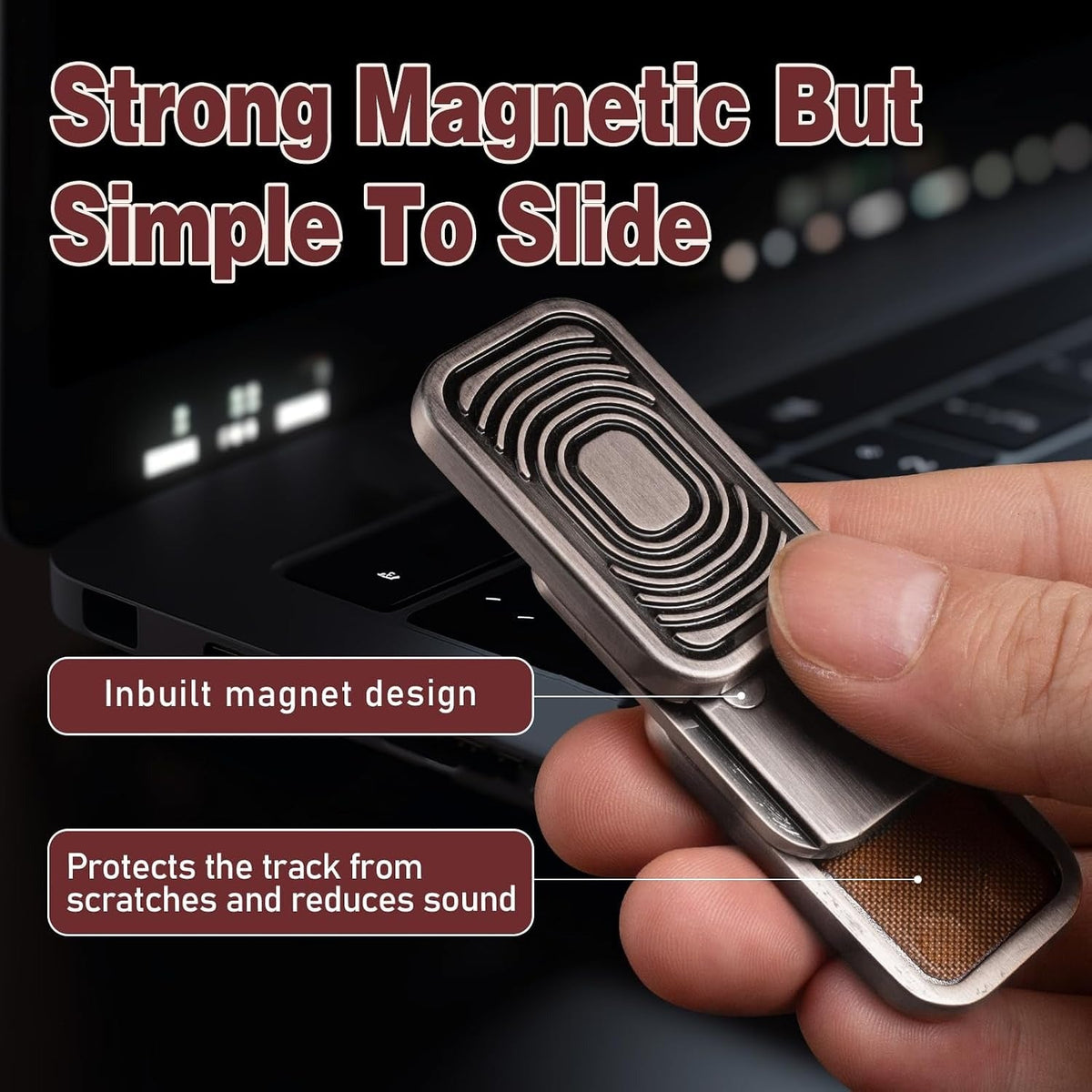 Triple-Track Metal Fidget Slider