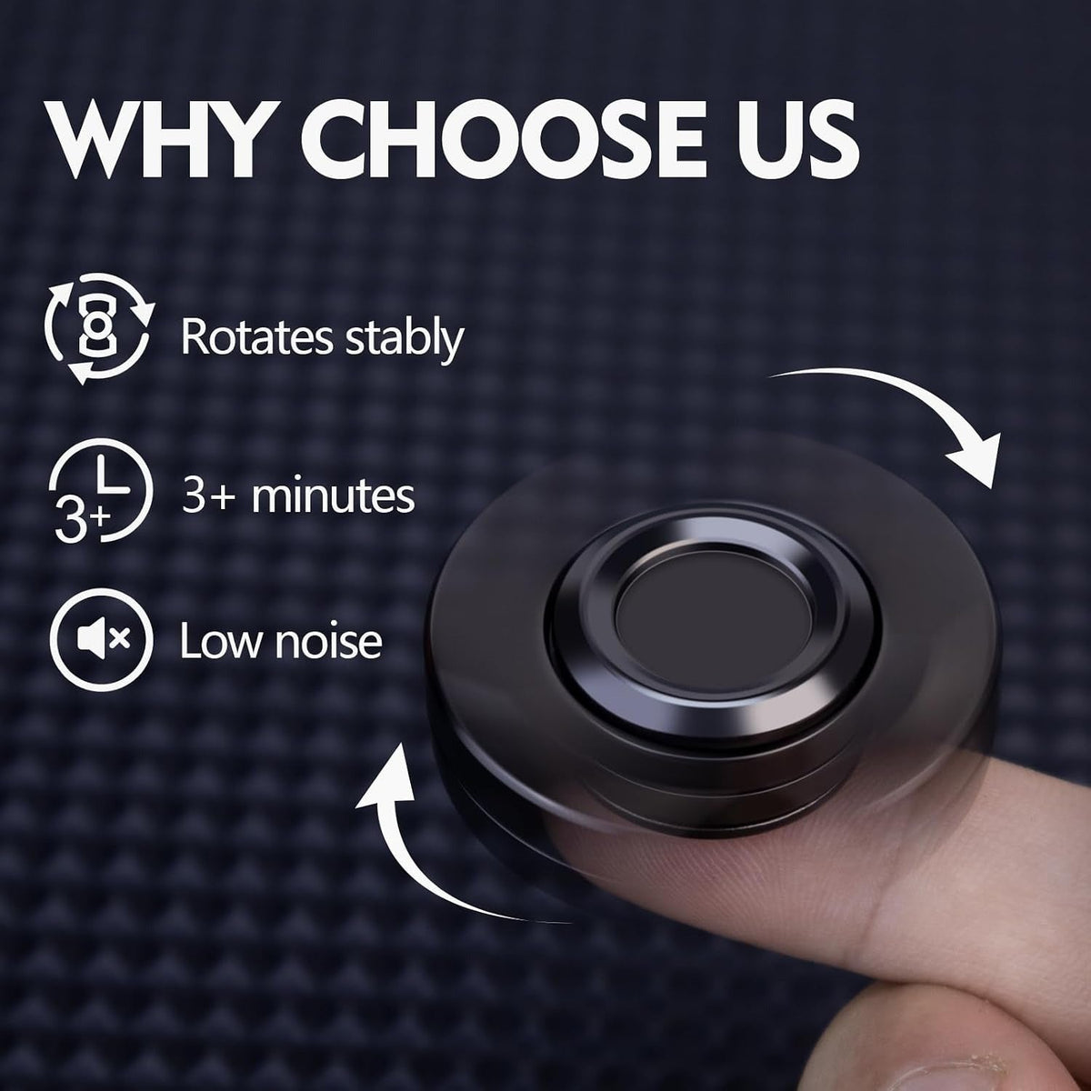 3-in-1 Metal Fidget Spinner
