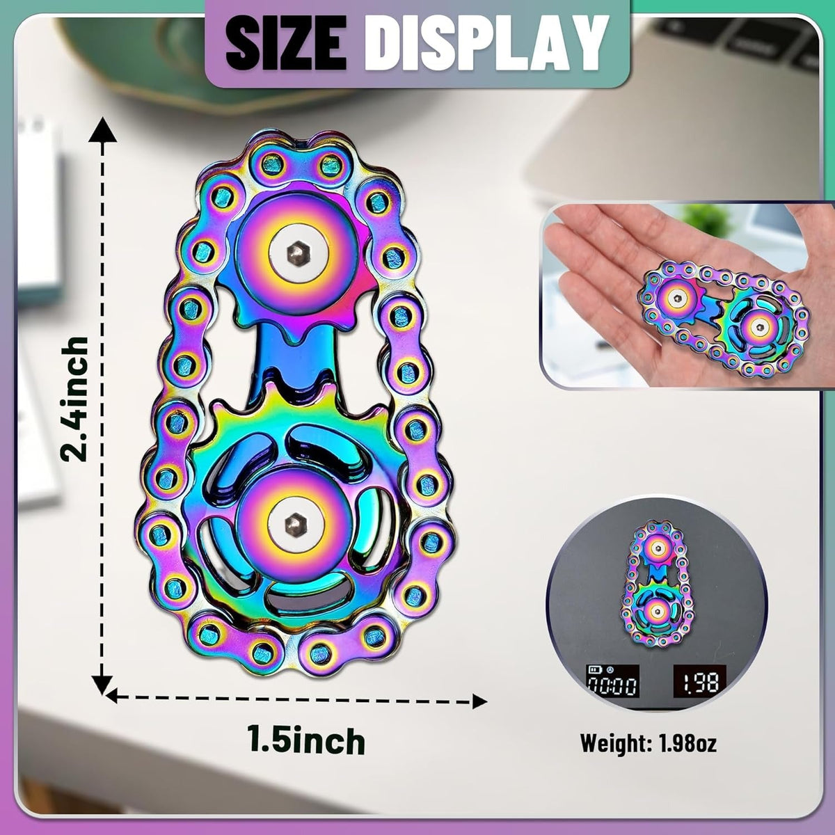 Metal Chain Roller Fidget