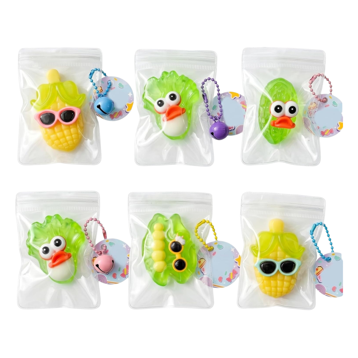 Vegetable Squishy 6PCS Set