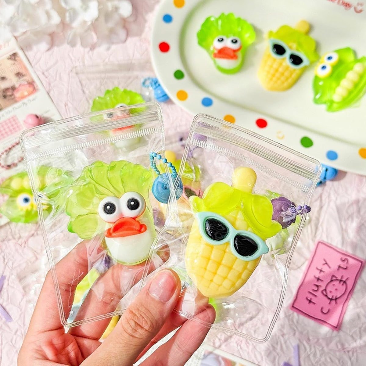 Vegetable Squishy 6PCS Set